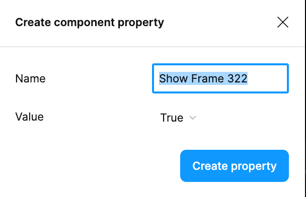 create component boolean