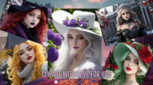 Beauty Women Clipart AI Creations From Borisprintables https://payhip.com/b/Ahawg