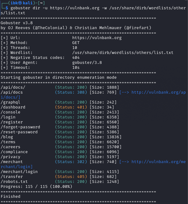 VulnBank: Using Exposed API Docs and Weak Reset Logic to gain Superadmin Access