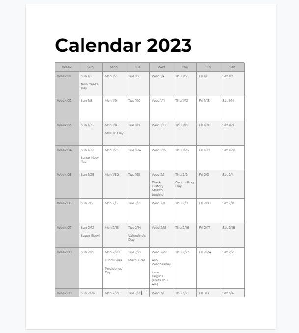 Here s The Planning Calendar I Use By Mike Cavalier Medium