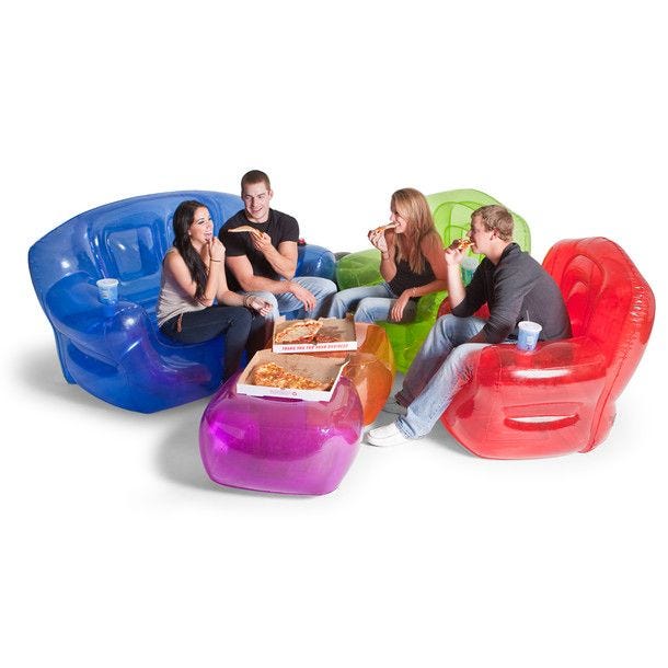 Inflatable Furniture Of The Late 90s Was Inadvertently Symbolic | by Rachel  Presser | Medium