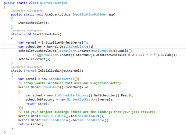 Setup Quartz.net in ASP.NET Core Web Application | by Treta Infotech ...
