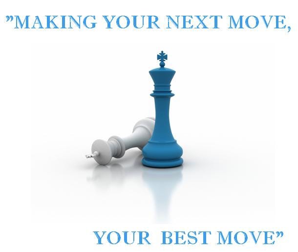 Life is like a game Of chess Make your Next move Your best move