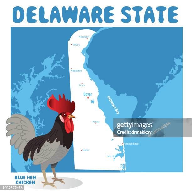 The Blue Hen State