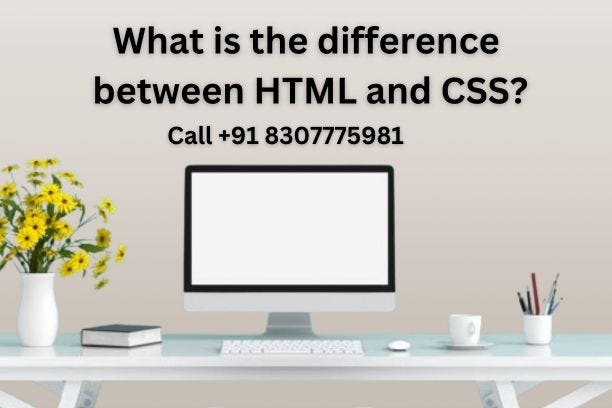 What is the difference between HTML and CSS? | by Finches Tech | Medium