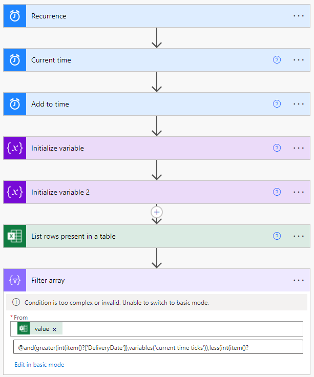 Filtering by date range with Excel connector using Power Automate | by  Ahmad Uzair | Medium