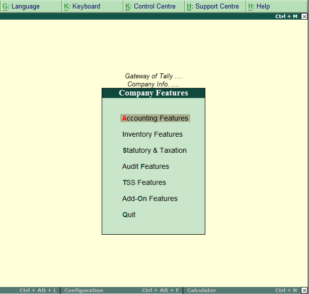 What are the F11 and F12 features in tally ERP 9? by Tally Medium