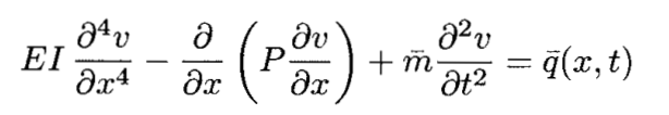 Bernoulli-Euler equation, (1)