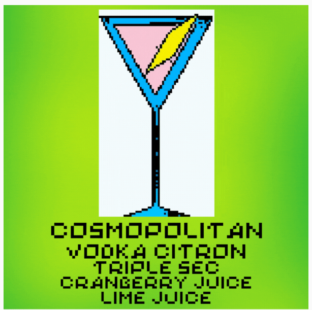 Random Cocktail Bits 2: Cocktail Bits #17 β Cosmopolitan! - SINft - Medium