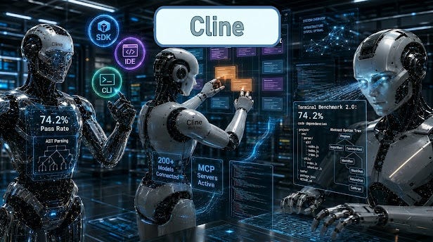 Cline : Open Source Agentic Ecosystem Across SDK IDE CLI
