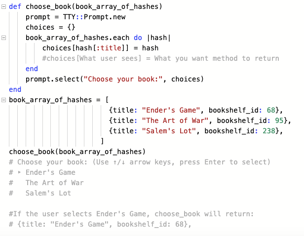 TTY::Prompt 101. If you are new to Ruby, one of your… | by Grant ...