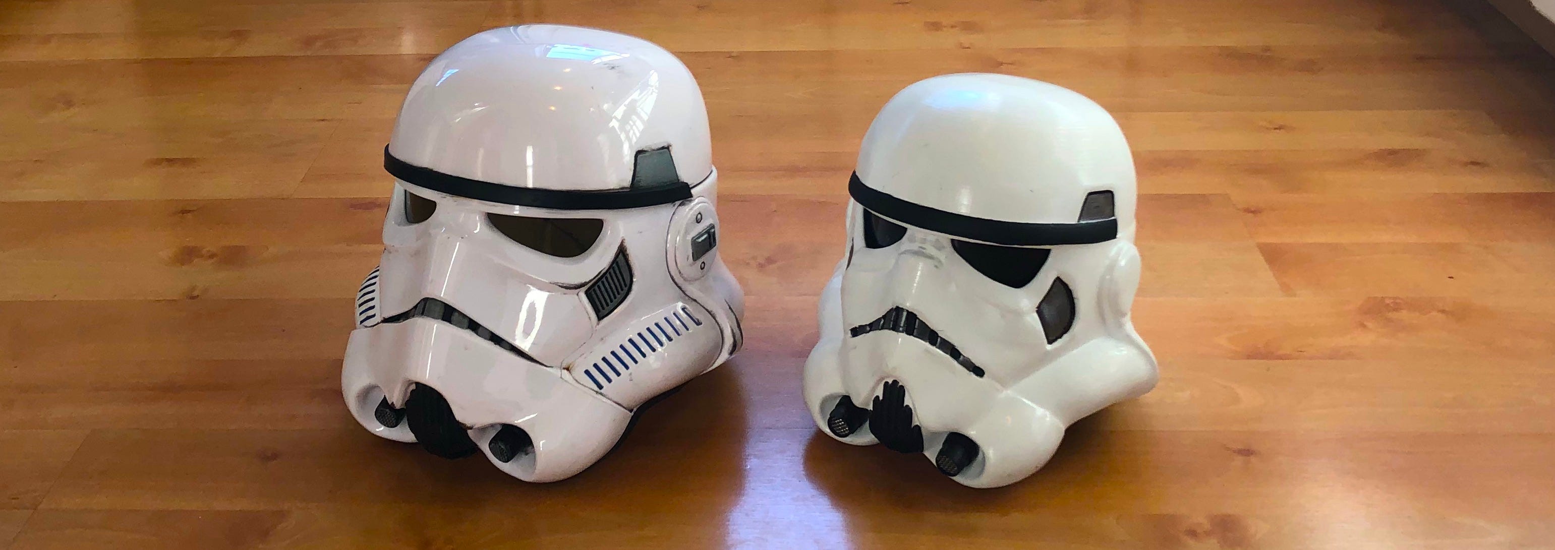 How to create a child-sized Stormtrooper helmet | Medium