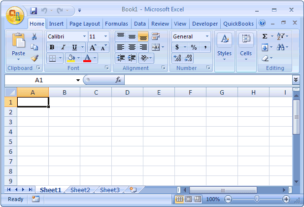 Microsoft 2007 excel