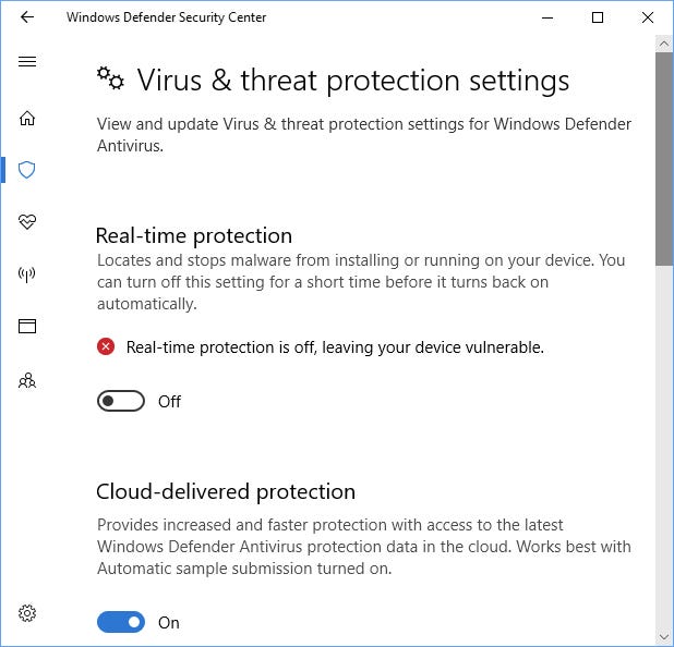 Optimize Windows 10 For Gaming: Disable Windows Defender