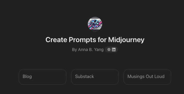 My custom GPT for Midjourney prompts in ChatGPT
