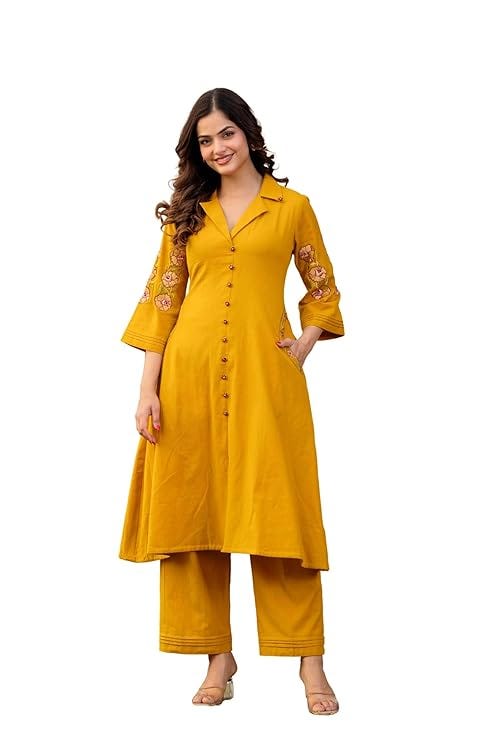 Fashion gains meaning when it blends comfort with personality. The Gauhar Mustard Yellow Cotton Flex Co-ord Set by Vaaki suits women drawn to vibrant colours, elegant details, and easy silhouettes. It showcases how modern style can honour Indian aesthetics while embracing contemporary trends.<br />
<br />
Mustard yellow is a colour that instantly draws attention. It symbolises warmth, confidence, and positivity. In the Gauhar co-ord set, this bold shade is beautifully balanced with breathable cotton flex