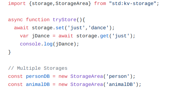 KV-Storage, fancier than LocalStorage