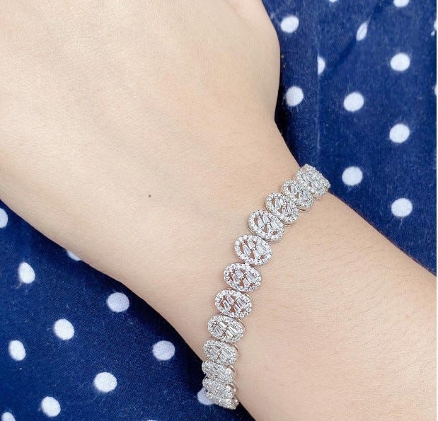 Pure Silver Bracelet For Women With an attractive price ...