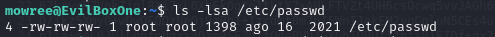 check file permissions