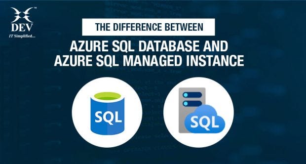 The difference between Azure SQL Database and Azure SQL Managed ...