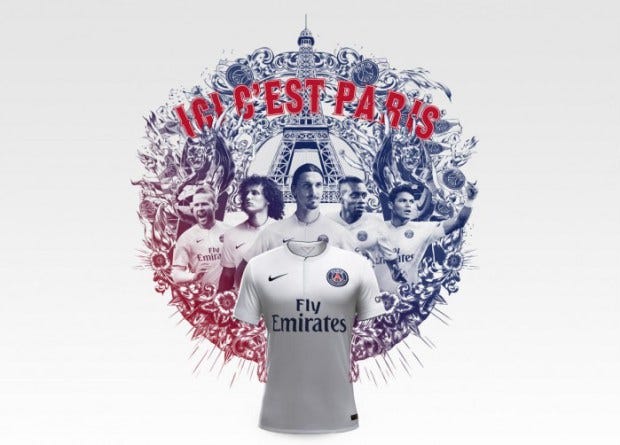 Paris Saint-Germain 2014/15 Nike Away Kit | by Noah Angela | Medium