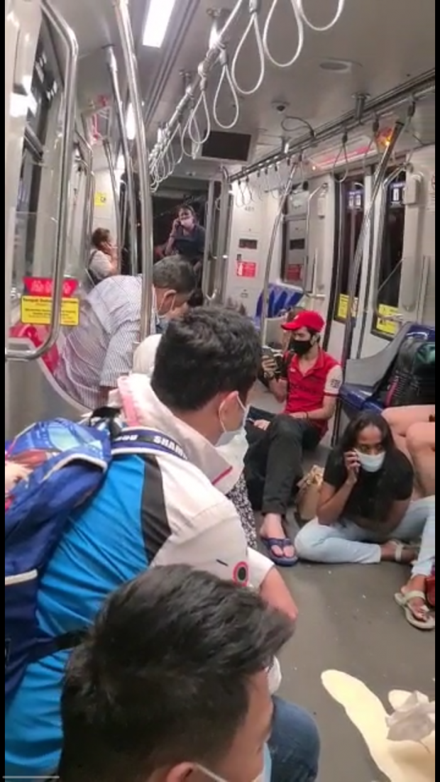 penumpang cedera dalam satu insiden melibatkan dua tren LRT laluan Kelana Jaya, malam ini.