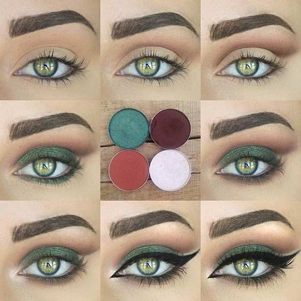 7 Pretty Eye Makeup Looks for Green Eyes | by makeup vanmiu | Medium