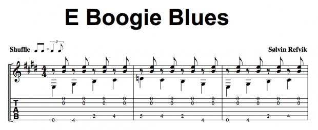 Using double-stops to play easy blues riffs! Full lesson on