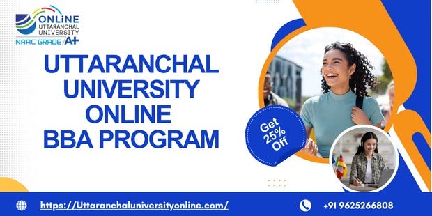 Uttaranchal University Online BBA Program