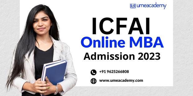 ICFAI University Online MBA Admission 2023 | by Poonammaantech | Medium