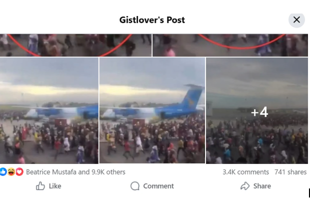 A screenshot of the post by Gistlover on Facebook