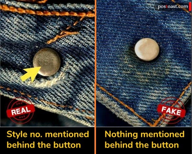 4 Simple Ways To Help You Identify An Original Levi's | by Shreshtha |  Medium