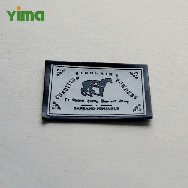 What methods can be used to improve the durability of clothing labels?