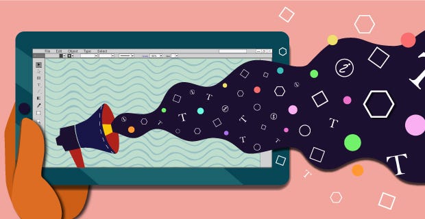 Elements of Visual Communication. Colours, textures, lines, dots ...