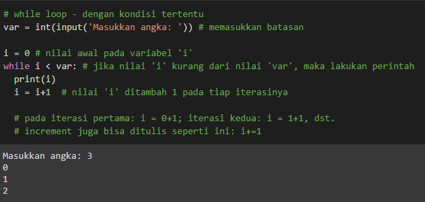 Python: Perulangan — Looping. Selamat datang! di seri ke-empat… | by ...