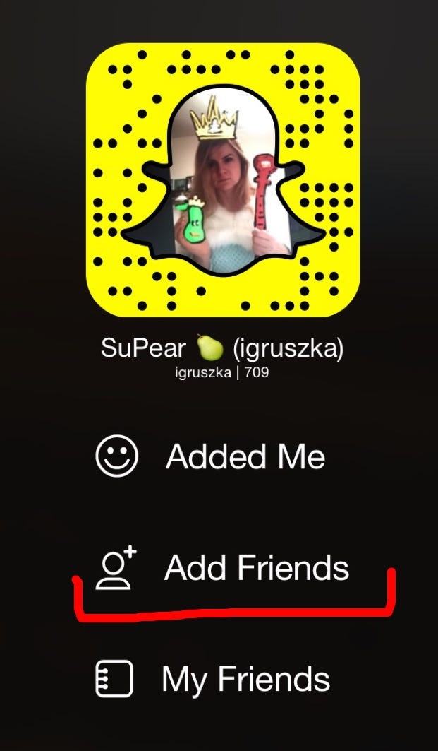 Snapchat For Beginners — Adding Friends Updated with “Share Username