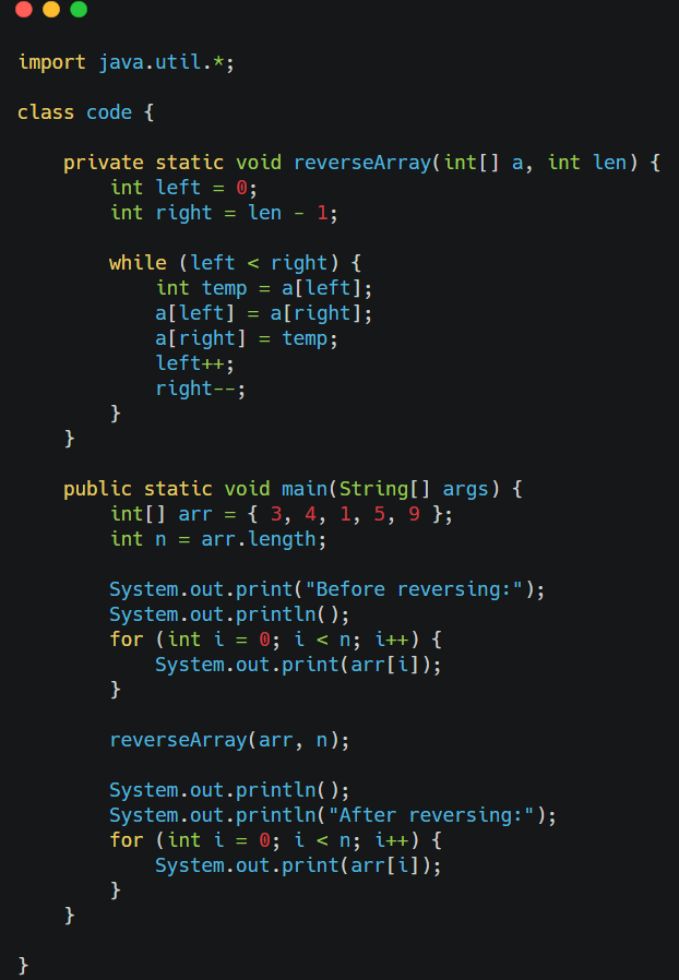 Reverse an Array (Iterative/Recursive) - RB07 - Medium