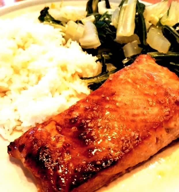 Teriyaki Salmon — Main Dishes