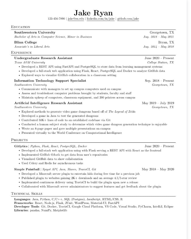 Everyone starts with a blank resume — here’s how to fill it.