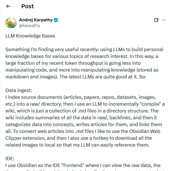 Karpathy’s LLM Wiki System, Explained for People Who Run Businesses. And How To Use Them.