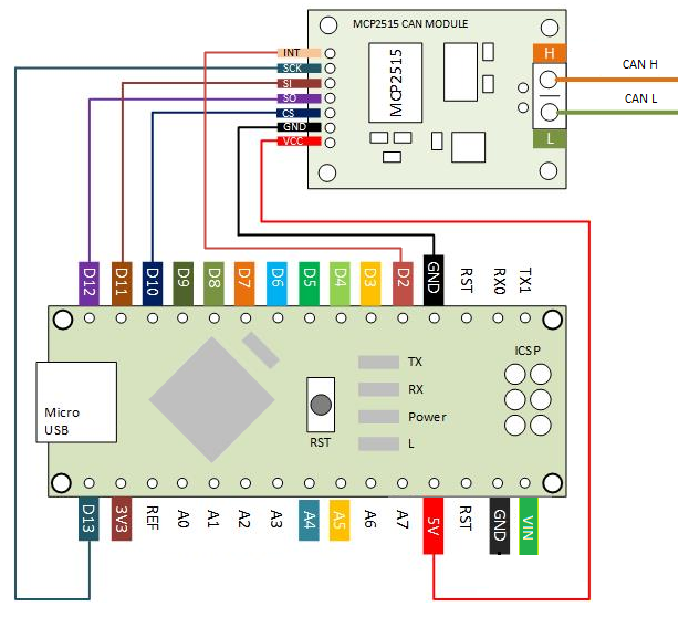 ESP32 Triple CAN Bus Application Through Adding Two MCP2515 Ports