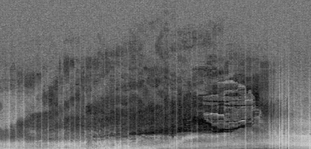 Itämeren anomalia: alkuperäinen Ocean-X:n kaikuluotauskuva [1]