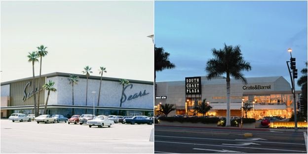 Oct 08, 2006; Costa Mesa, CA, USA; When the South Coast Plaza shopping mall  opened in Costa Mesa in 1967, it was surrounded by lima bean fields, and  many retailers wondered whether