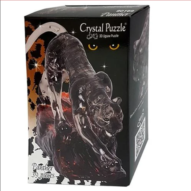 3D Crystal Puzzle — Leopard — 39 Pieces Curiouskidzz Medium