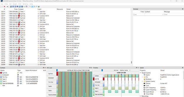 Segger Sysview with FreeRTOS for STM32F7xx [J-link] | by rarefeen | Medium