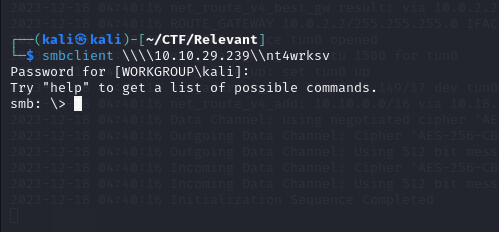 smbclient files