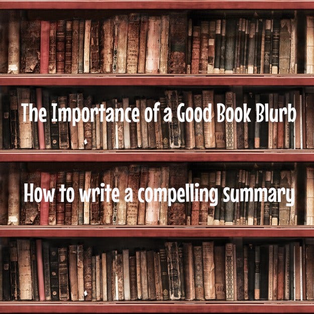 The importance of a good book blurb by EMSA Publishing May, 2023