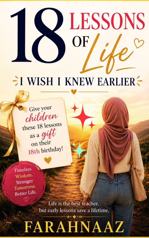 18 lessons of life I wish I knew earlier!