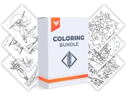 Kids Coloring Bundle Download Preview