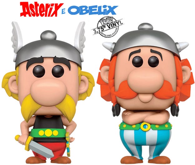 Astérix e Obelix Pop!. Bonecos Pop! Astérix e Obelix, os… | by Dado Ellis |  Medium